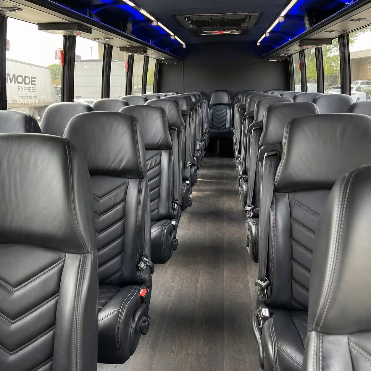 35 passenger minibus inside